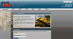 Desktop Screenshot of mr-machinery.co.uk
