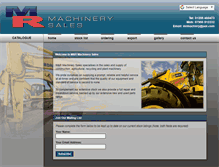 Tablet Screenshot of mr-machinery.co.uk